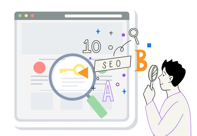 Keyword research for organic traffic